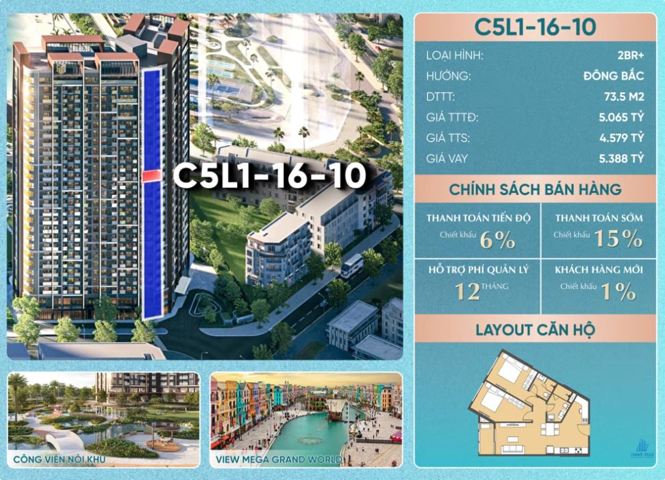 CHỈ CĂN C5L1-16-10 MASTERI GRAND COAST